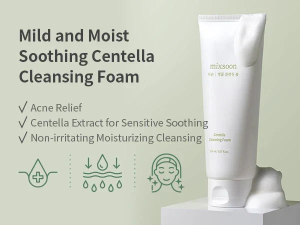 MIXSOON - Centella Cleansing Foam