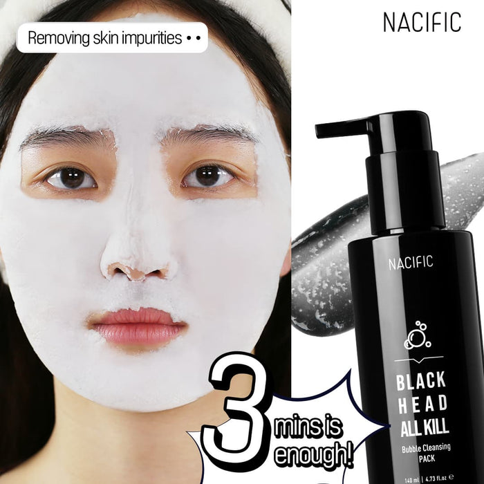 NACIFIC - Blackhead All Kill Bubble Cleansing Pack