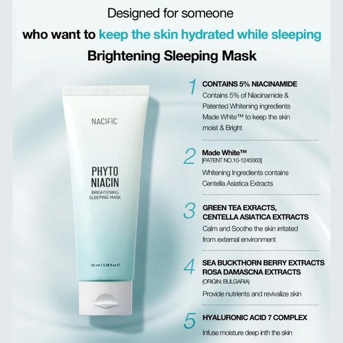 NACIFIC - Phyto Niacin Brightening Sleeping Mask