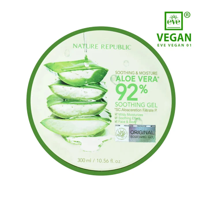 NATURE REPUBLIC - Soothing & Moisture Aloe Vera 92% Soothing Gel
