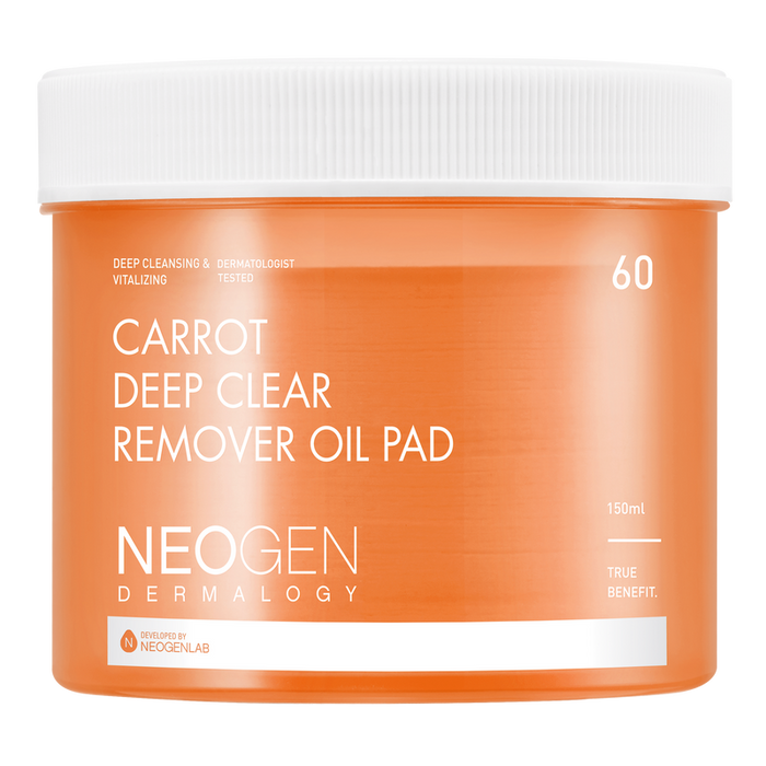 NEOGEN DERMALOGY - Carrot Deep Clear Remover Oil Pad