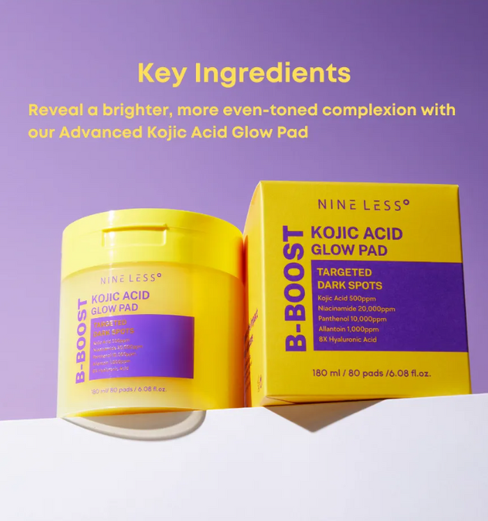 NINELESS - B-Boost Kojic Acid Glow Pad