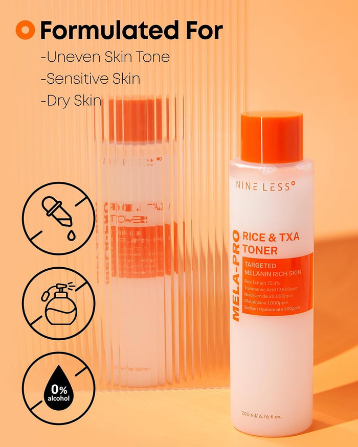 NINELESS - MELA-PRO Rice & TXA Toner