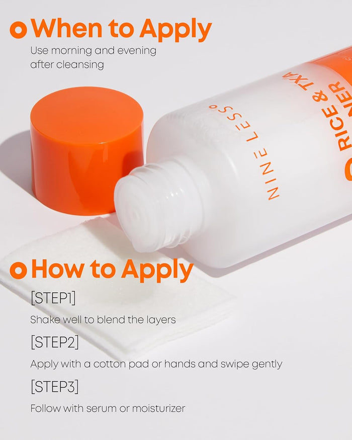 NINELESS - MELA-PRO Rice & TXA Toner