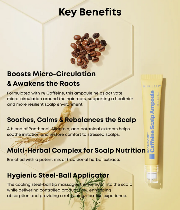 NINELESS - Root-Biome Caffeine Scalp Ampoule