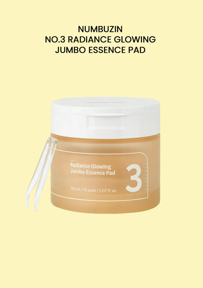 NUMBUZIN - No. 3 Radiance Glowing Jumbo Essence Pad