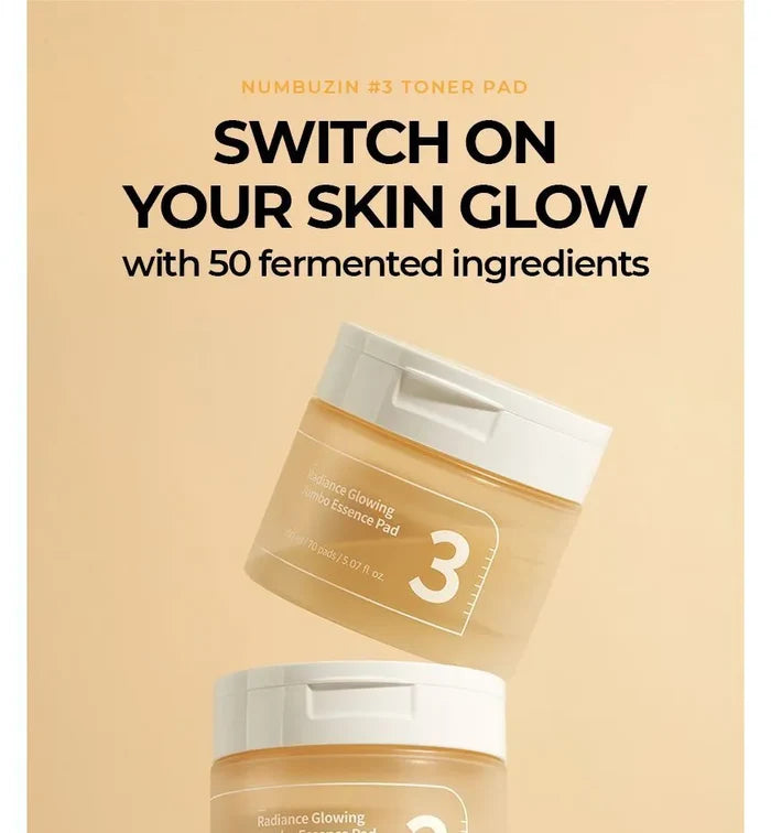 NUMBUZIN - No. 3 Radiance Glowing Jumbo Essence Pad