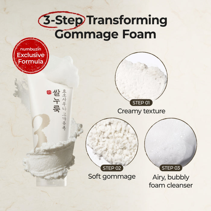 NUMBUZIN - No. 3 Rice Enzyme Skin Softening Cleansing Foam