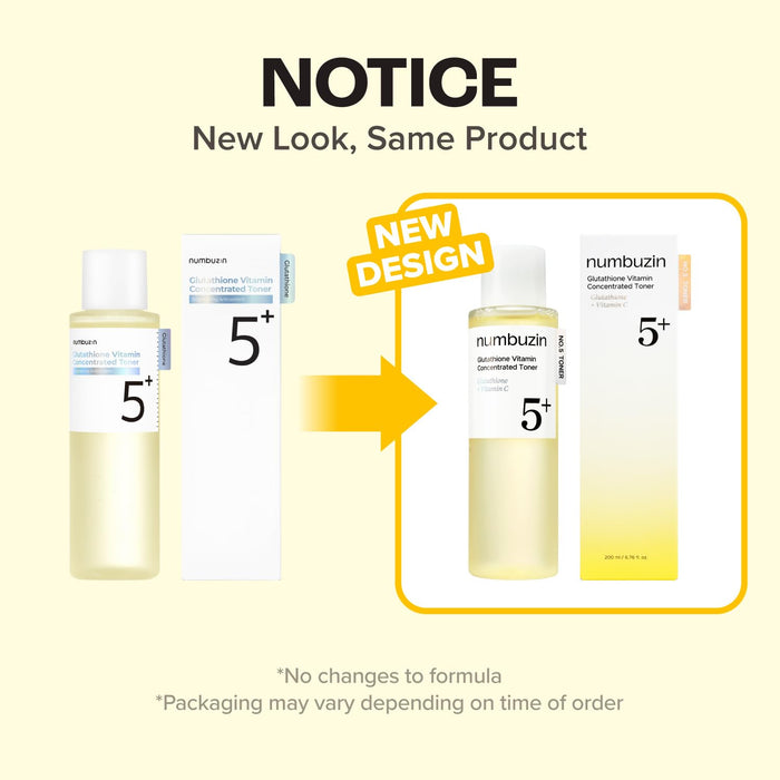 NUMBUZIN - No. 5 Glutathione Vitamin Concentrated Toner