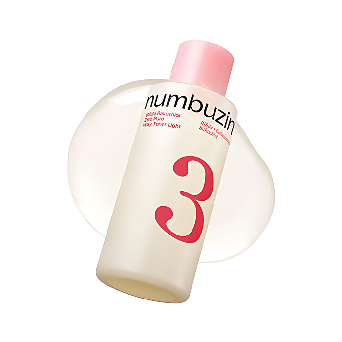 NUMBUZIN - No.3 Bifida Bakuchiol Zero Pore Milky Toner Light