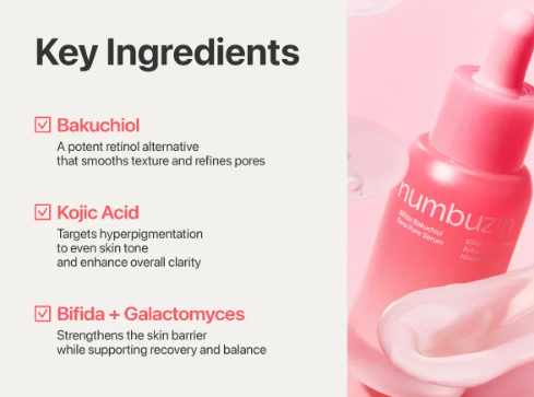 NUMBUZIN - No.3 Bifida Bakuchiol Zero Pore Serum