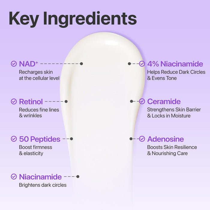 NUMBUZIN - No.9 NAD Retinol Volumetox Eye Cream