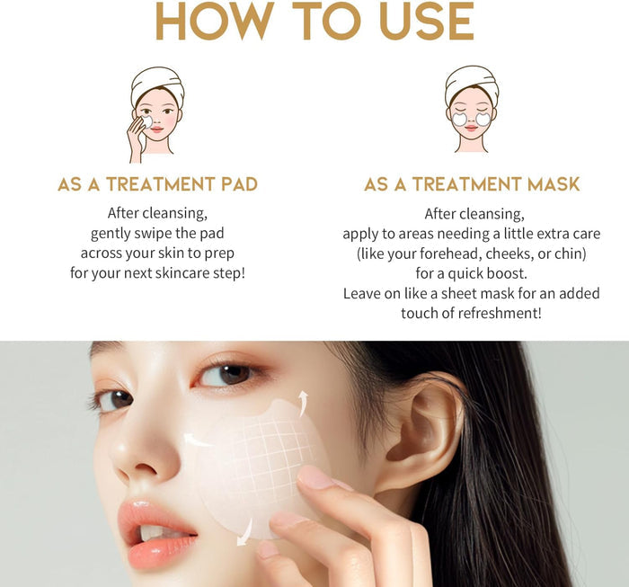 #OOTD - Glass Skin Rice Water Toner Pad