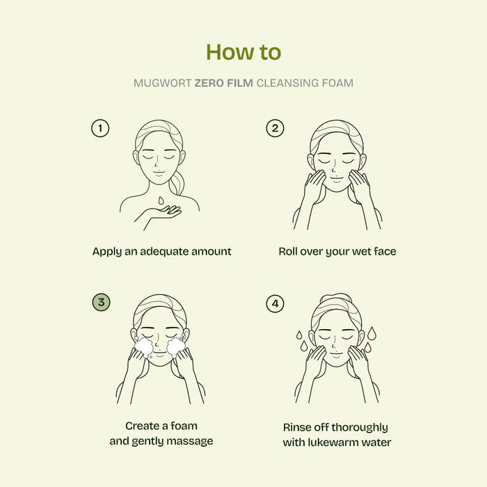 ORIEN - Mugwort Zero Film Cleansing Foam