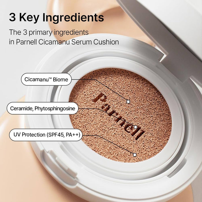 PARNELL - Cicamanu Serum Cushion SPF45 PA++