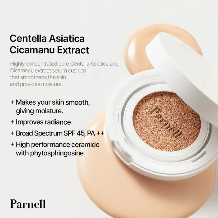 PARNELL - Cicamanu Serum Cushion SPF45 PA++