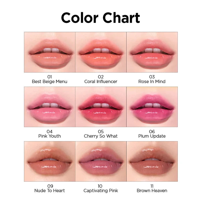 PERIPERA - Ink Mood Glowy Tint - 023 Coral Chemistry (Discounted)