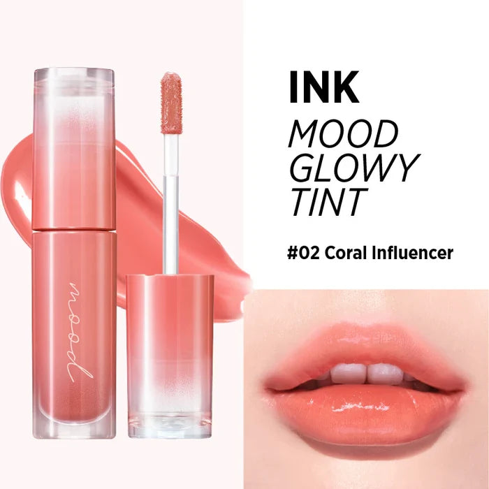 PERIPERA - Ink Mood Glowy Tint - 023 Coral Chemistry (Discounted)