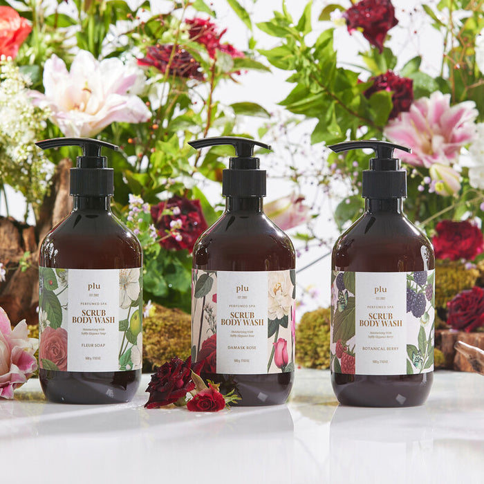 PLU - Perfumed SPA Scrub Body Wash Botanical Berry