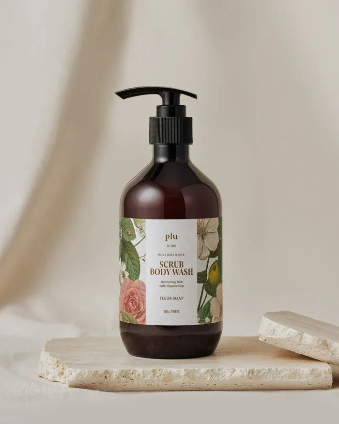 PLU - Perfumed SPA Scrub Body Wash Fleur Soap