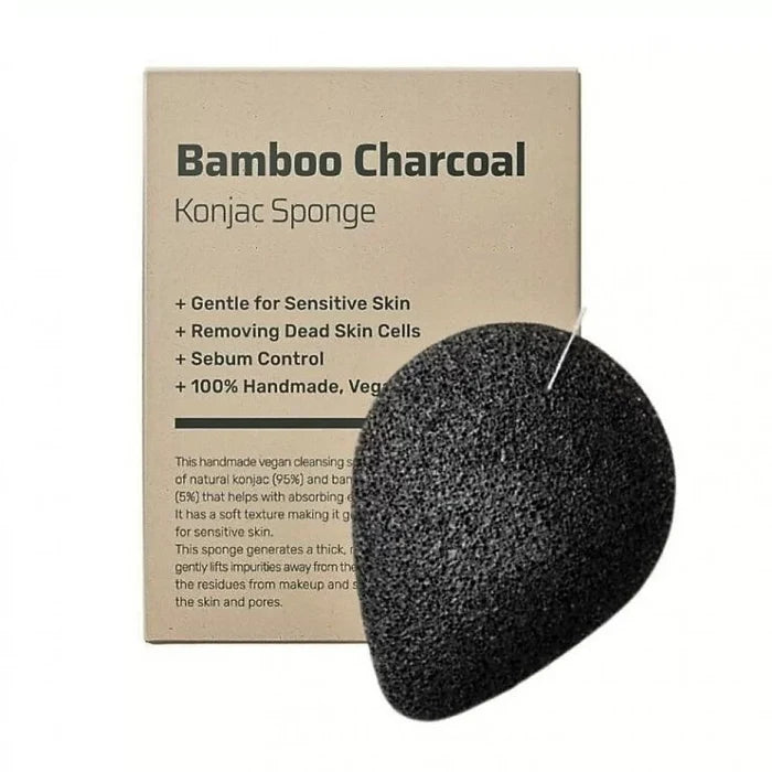 PURITO SEOUL - Bamboo Charcoal Konjac Sponge