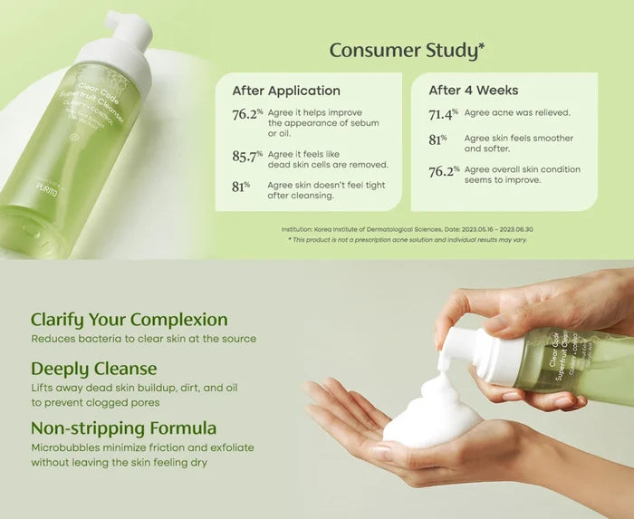 PURITO SEOUL - Clear Code Superfruit Cleanser