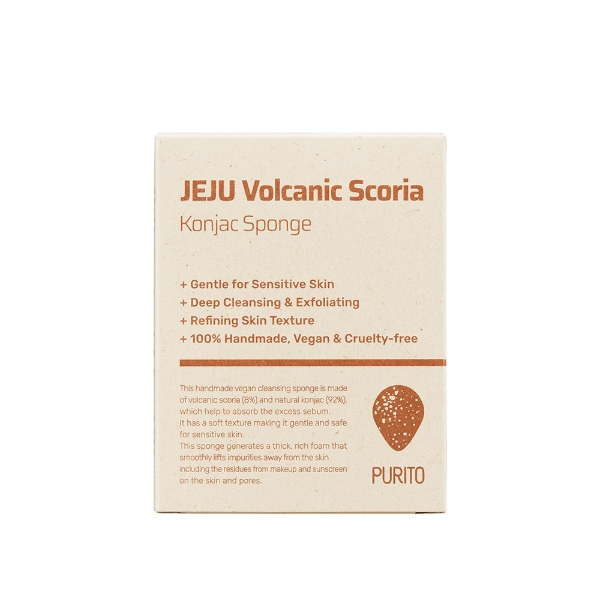 PURITO SEOUL - Jeju Volcanic Scoria Konjac Sponge