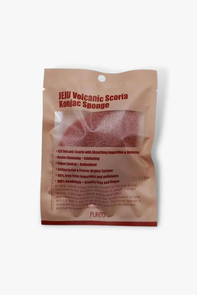 PURITO SEOUL - Jeju Volcanic Scoria Konjac Sponge
