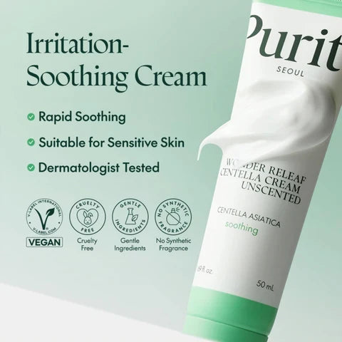 PURITO SEOUL - Wonder Releaf Centella Cream Unscented