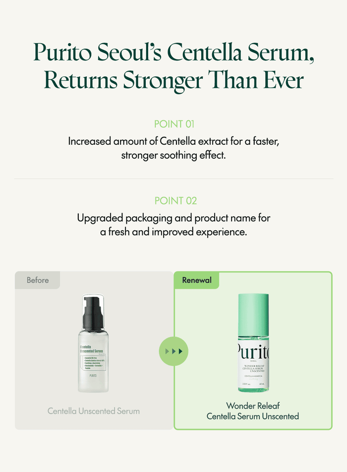 PURITO SEOUL - Wonder Releaf Centella Serum Unscented
