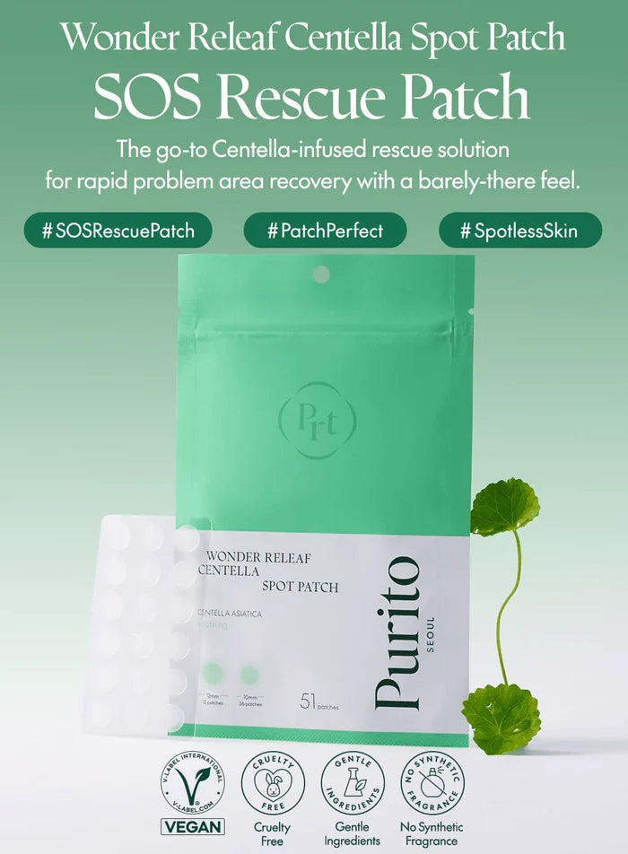 PURITO SEOUL - Wonder Releaf Centella Spot Patch