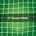 2"square mesh white soccer goal nets
