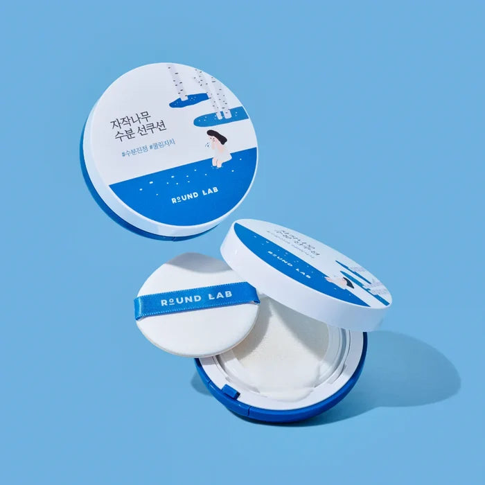 ROUND LAB - Birch Juice Moisturizing Sun Cushion (Discounted)