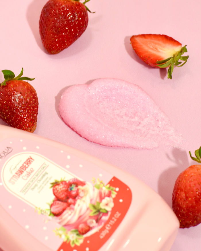 Sales de Baño Bioaqua Strawberry Cake Exfoliantes y Suavizantes