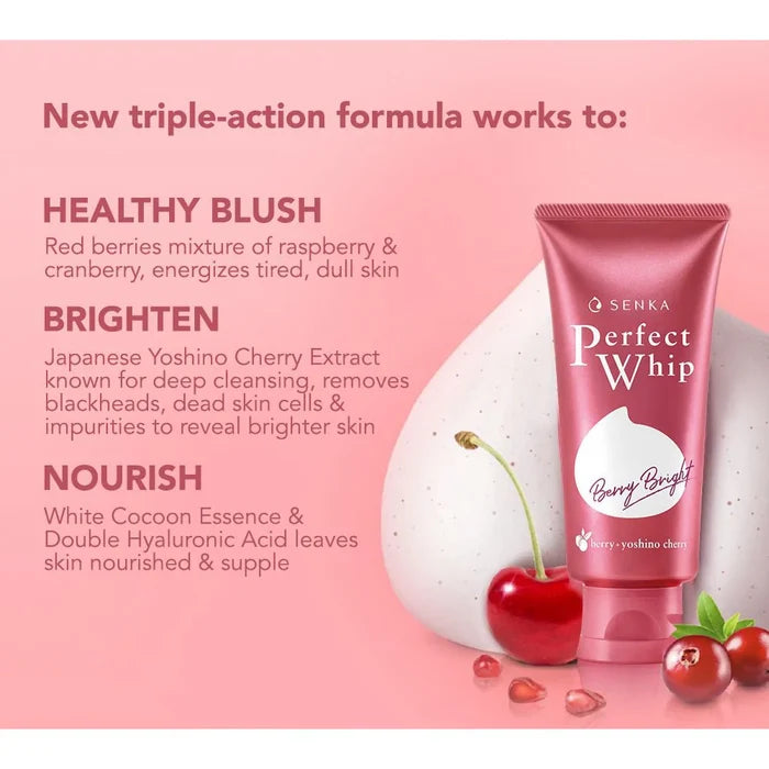 SENKA - Perfect Whip Berry Bright