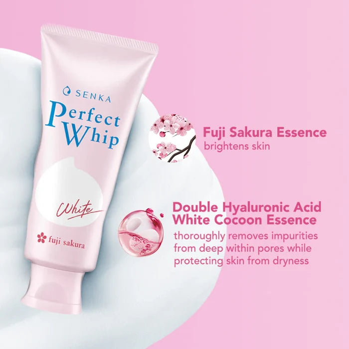 SENKA - Perfect Whip White Facial Cleansing Foam With Fuji Sakura