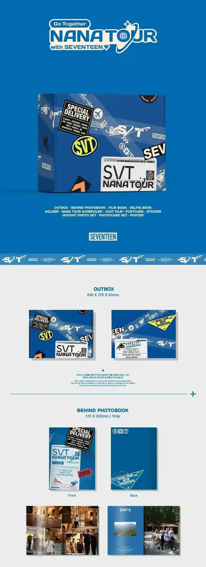 SEVENTEEN - NANA TOUR 2024 Moment Package Photo Book - image 2