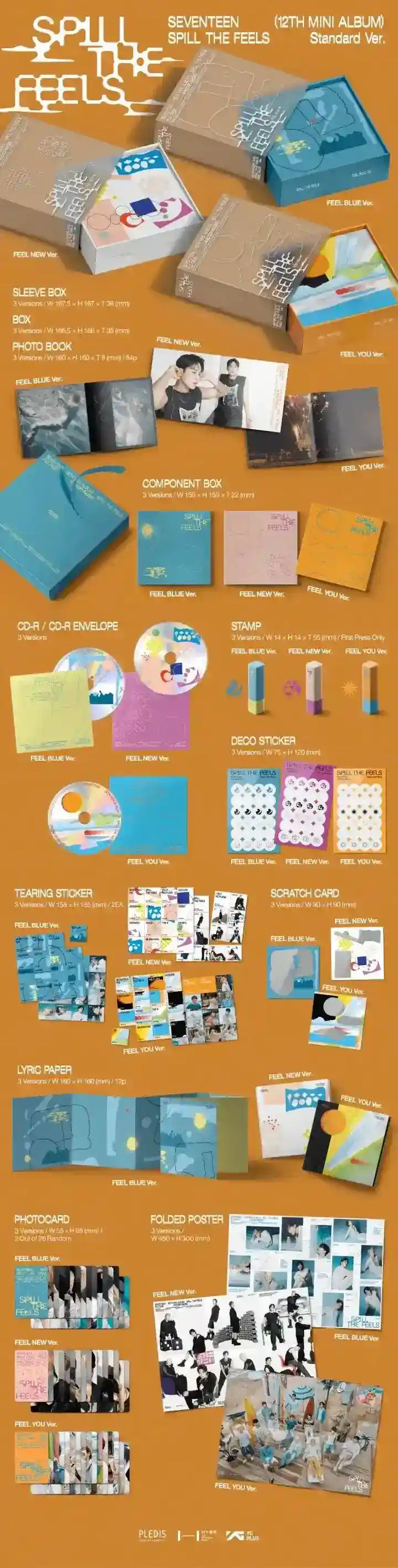 SEVENTEEN [Spill The Feels] - 12th Mini Album - image 4