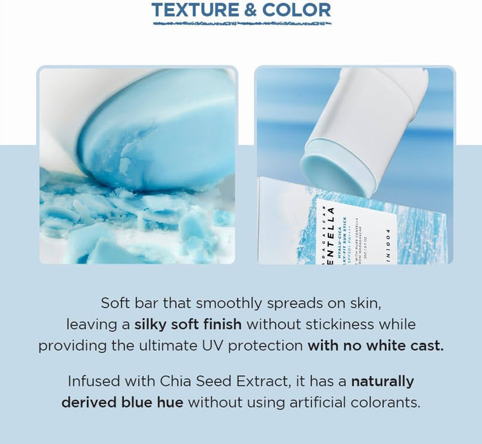 SKIN 1004 - Madagascar Centella Hyalu-Cica Silky-Fit Sun Stick