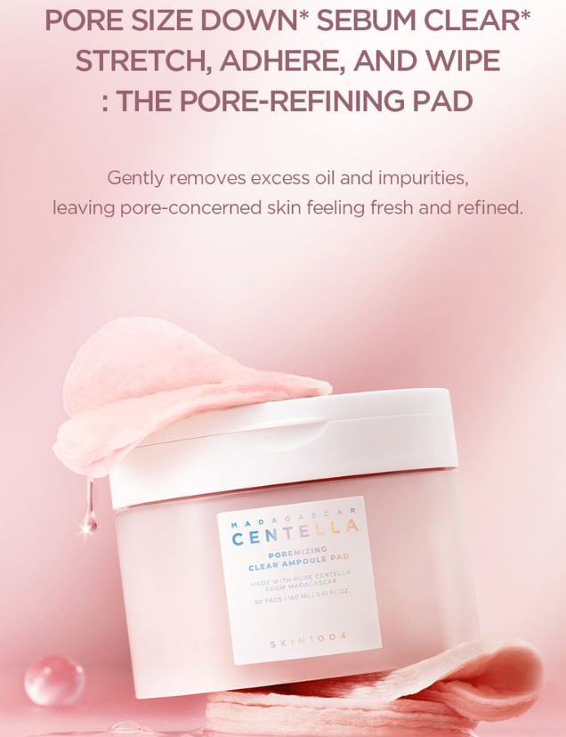 SKIN 1004 - Madagascar Centella Poremizing Clear Ampoule Pad
