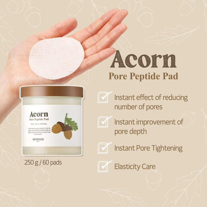 SKINFOOD - Acorn Pore Peptide Pad