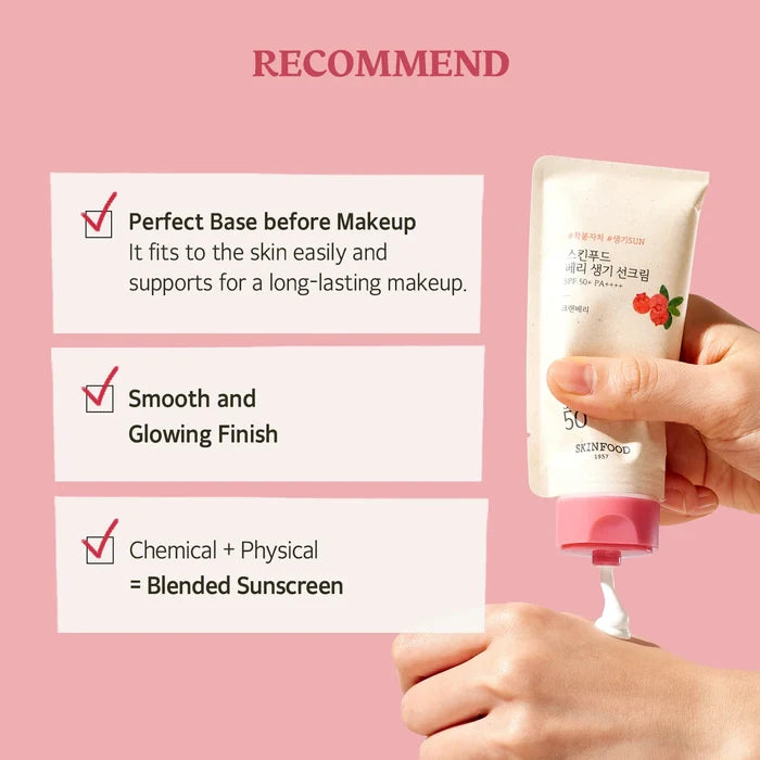 SKINFOOD - Berry Glowing Sun Cream