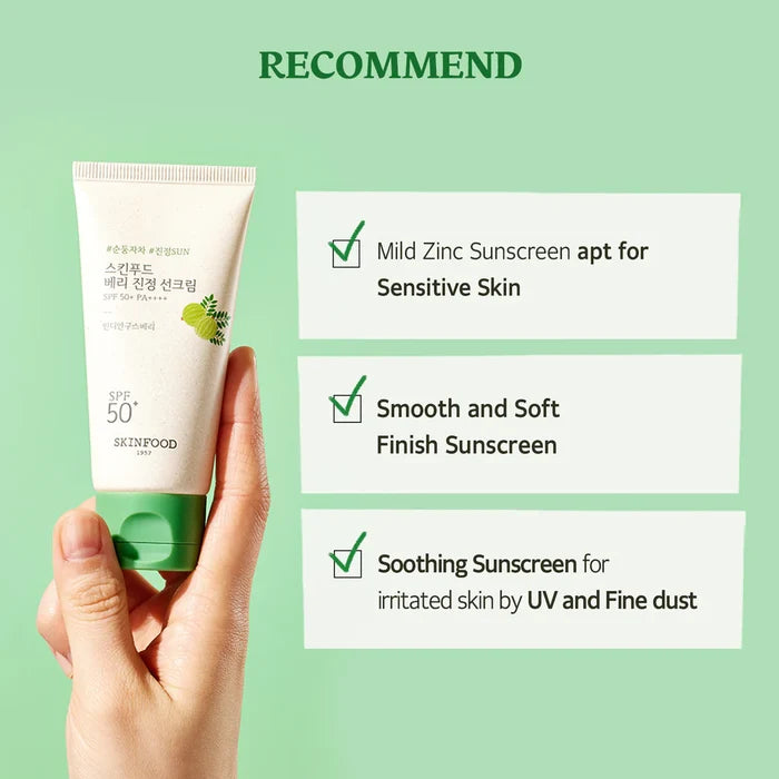 SKINFOOD - Berry Soothing Sun Cream