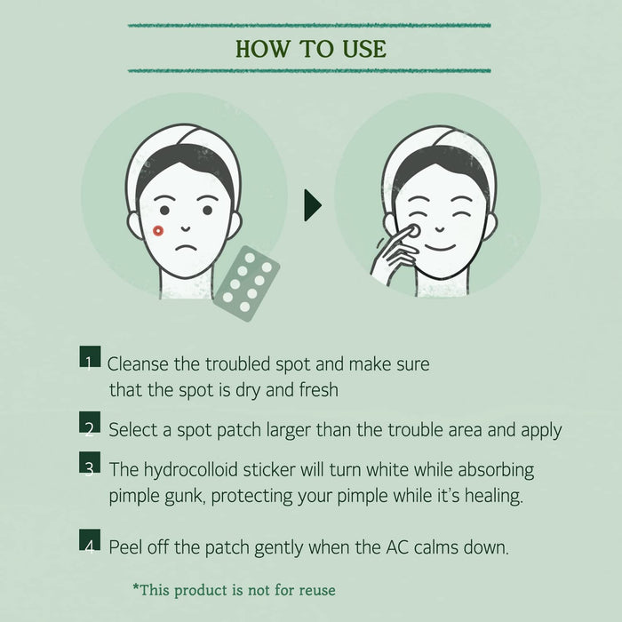 SKINFOOD - Cica Clear Spot Patch