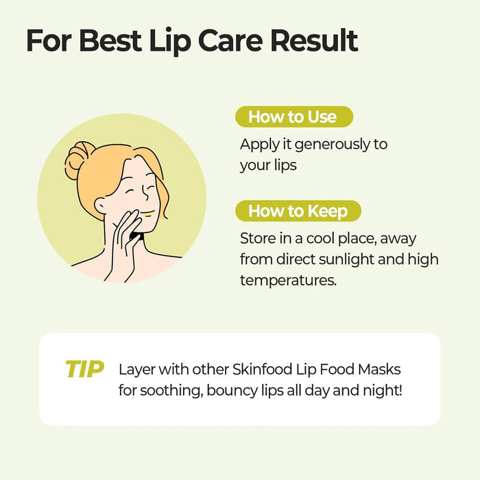 SKINFOOD - Lemon Dill Butter Food Mask Lip Balm