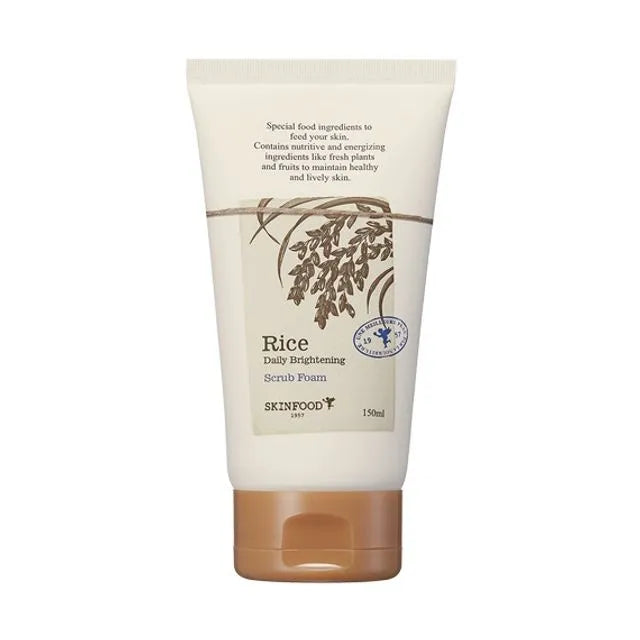 SKINFOOD - Rice Daily Brightening Scrub Foam