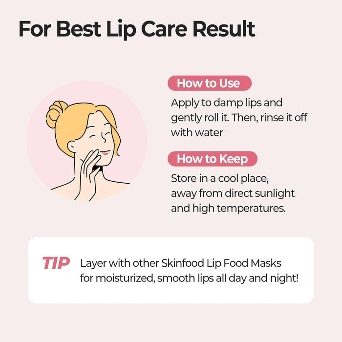 SKINFOOD - Strawberry Sugar Food Mask Lip Scrub