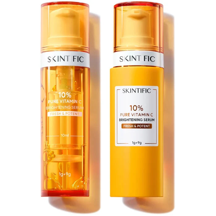 SKINTIFIC - 10% Pure Vitamin C Brightening Serum 1 + 1
