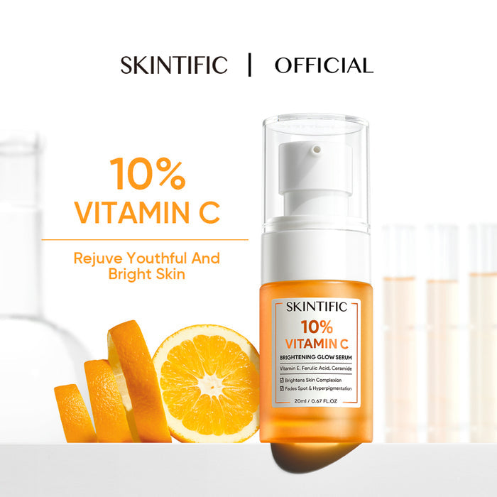 SKINTIFIC - 10% Vitamin C Brightening Glow Serum