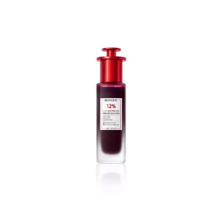 SKINTIFIC - 12% AHA BHA PHA LHA Peeling Solution